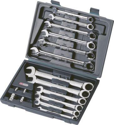 Ratschenschlüssel-Satz 16-tlg. 8-19mm gerade KS