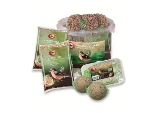 Vogelfutter Wildvogelfutter Set elles im Eimer