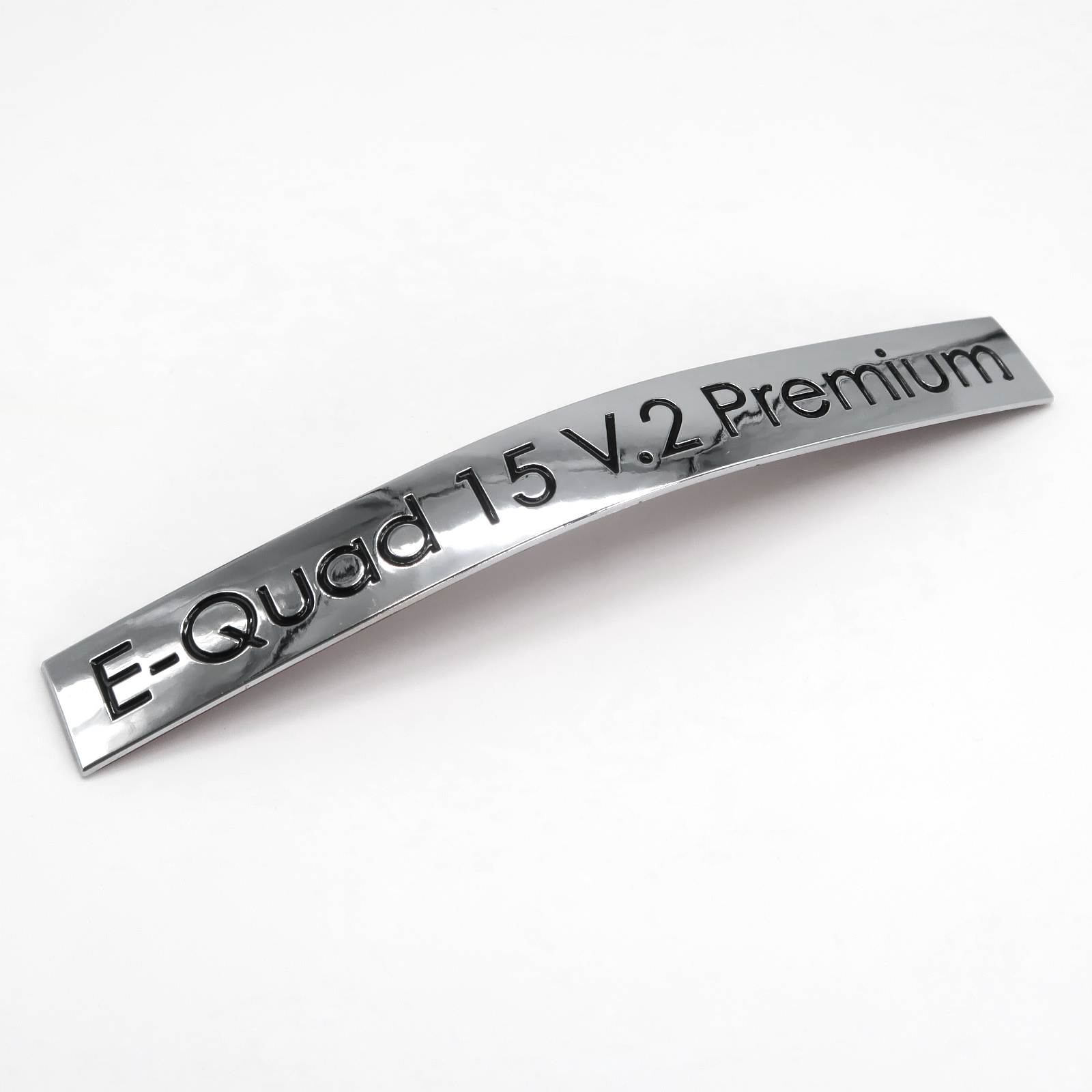 Rolektro Aufkleber, E-Quad 15 V.2 Premium, Metalloptik, vorne für Quad