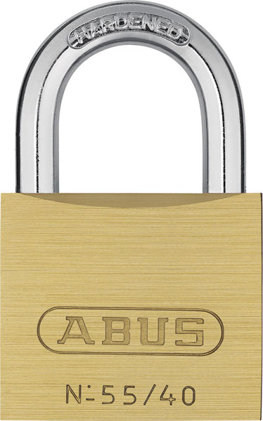 ABUS Hangschloss Messing 55/40 4 Stück