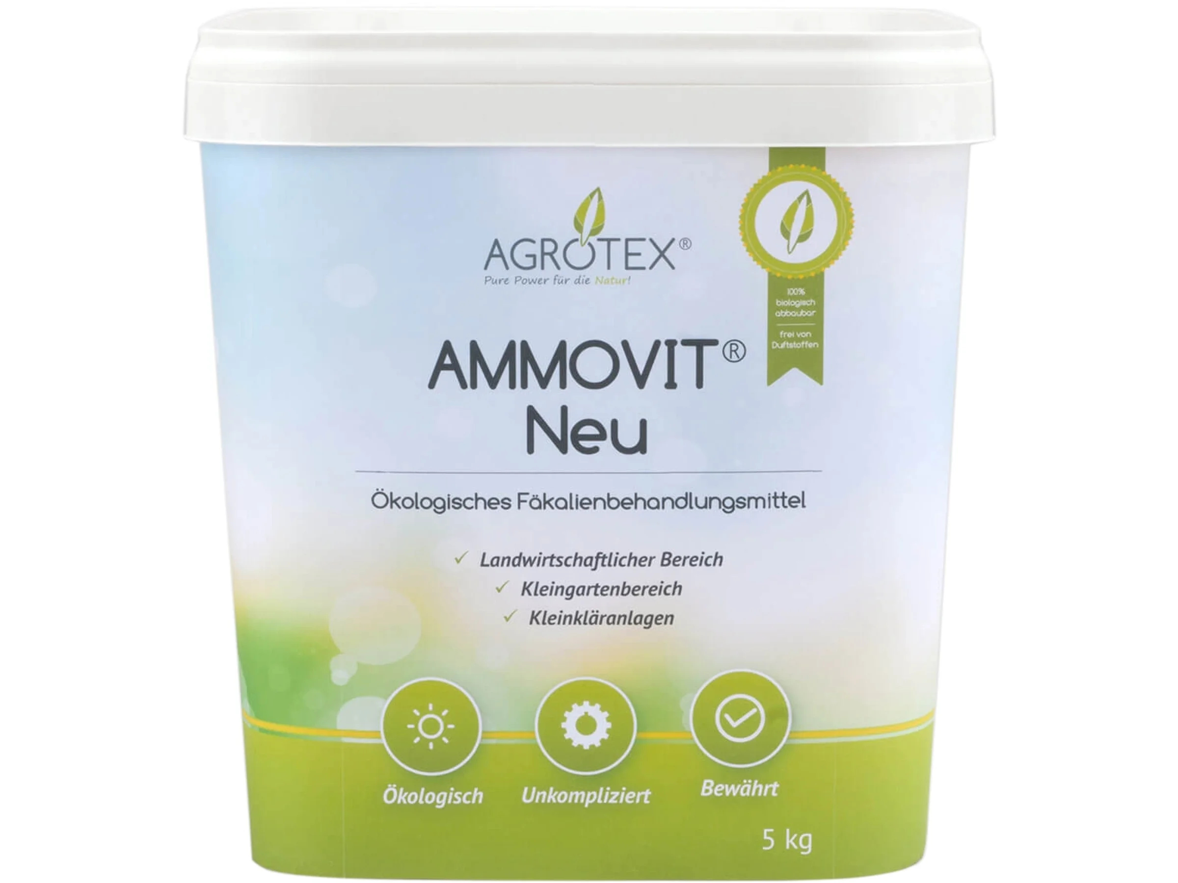Agrotex Ammovit Neu biologischer Zusatz für Campingtoiletten 5 kg