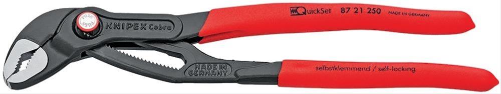 Wapuzange Cobra QuickSet 250mm tauchisol. Knipex
