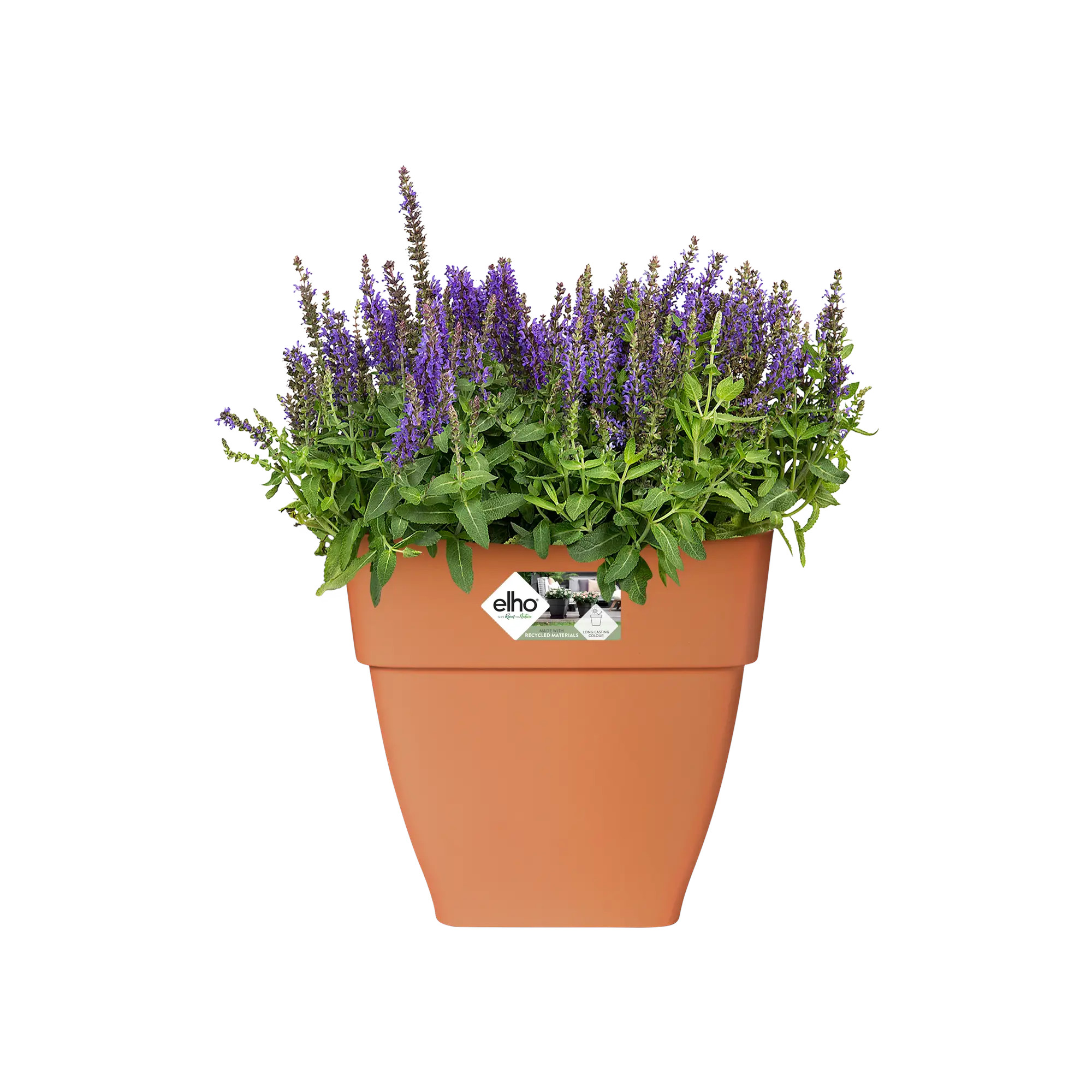 elho® Blumentopf Vibia Campana Quadrat 37cm terra