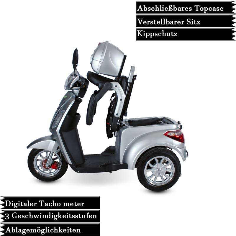 Seniorenmobil Vitale 5.00 BG 15Kmh blau Elektromobil Rentnermobil