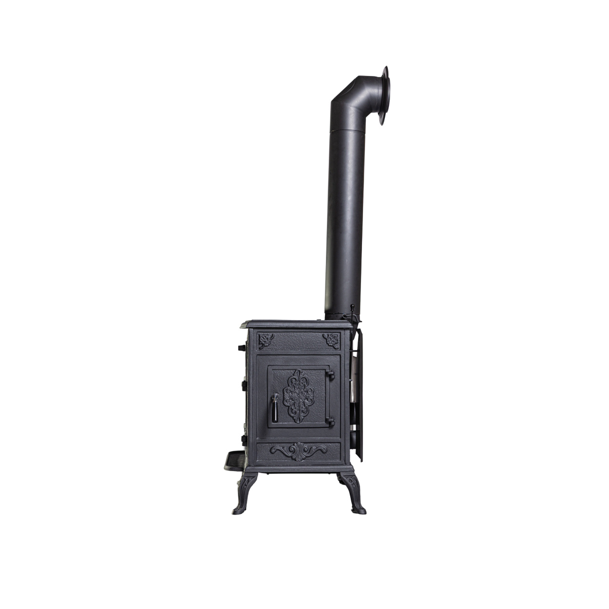 Globe Fire Comet Kaminofen Gusseisen schwarz 9,2 kW mit Kochplatte