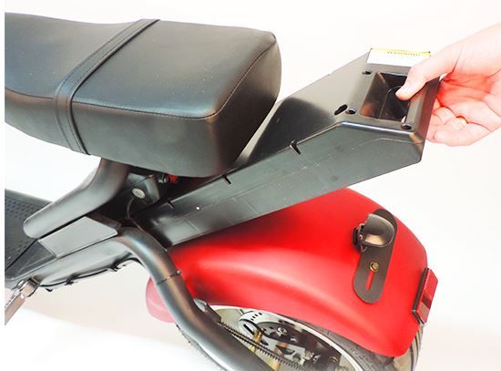 Citi Cruiser Elektro Scooter 1200L Chopper schwarz matt