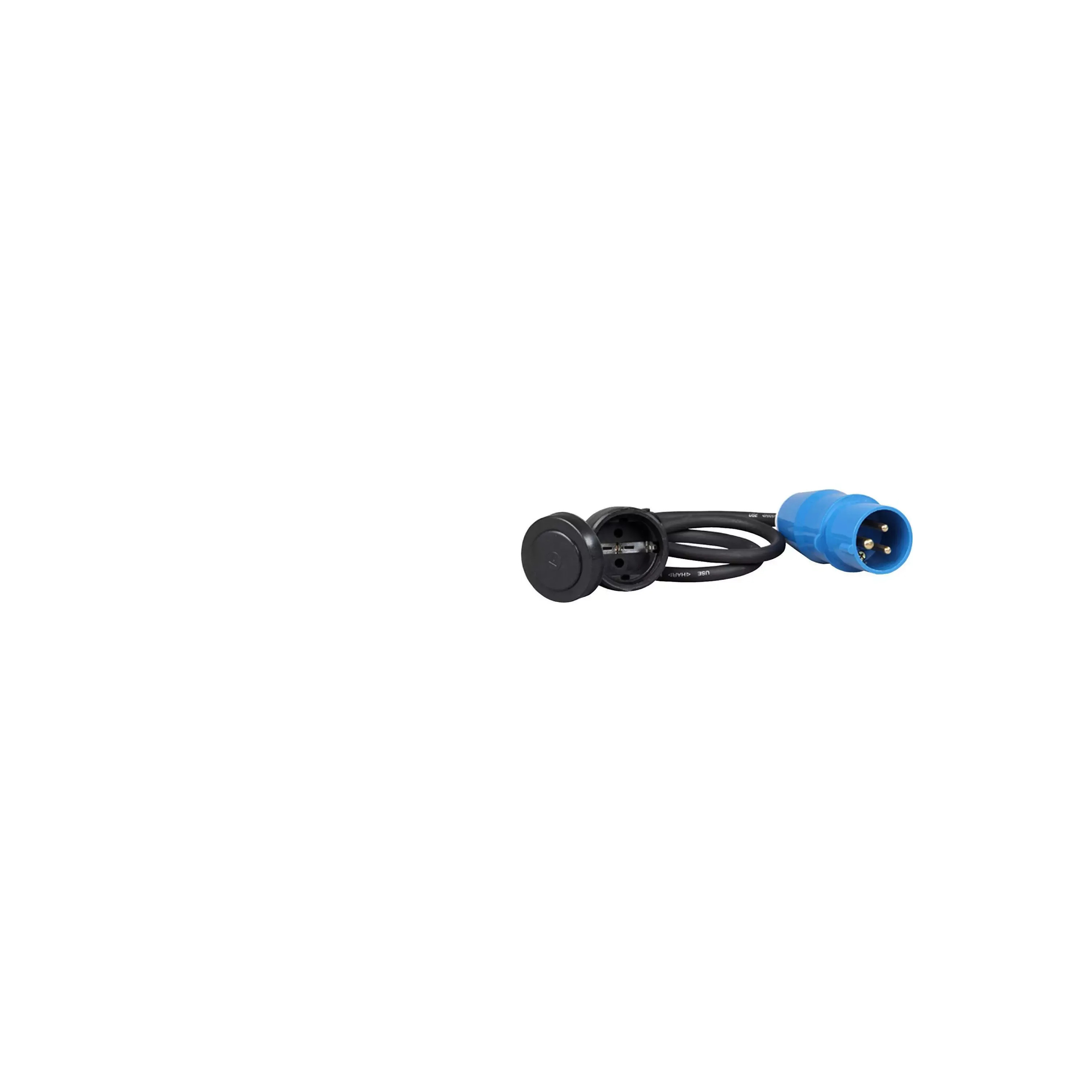 Caravan-Adapterleitung E: Caravan-Stecker A: Schutzkontakt-Kupplung 80
