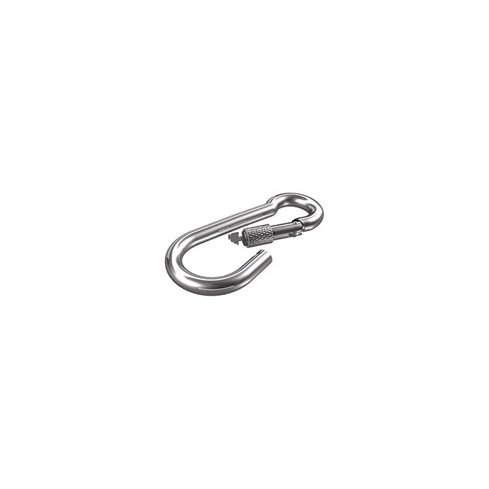 Karabinerhaken mit Schraube 10 × 100 mm, Edelstahl, SB-Box