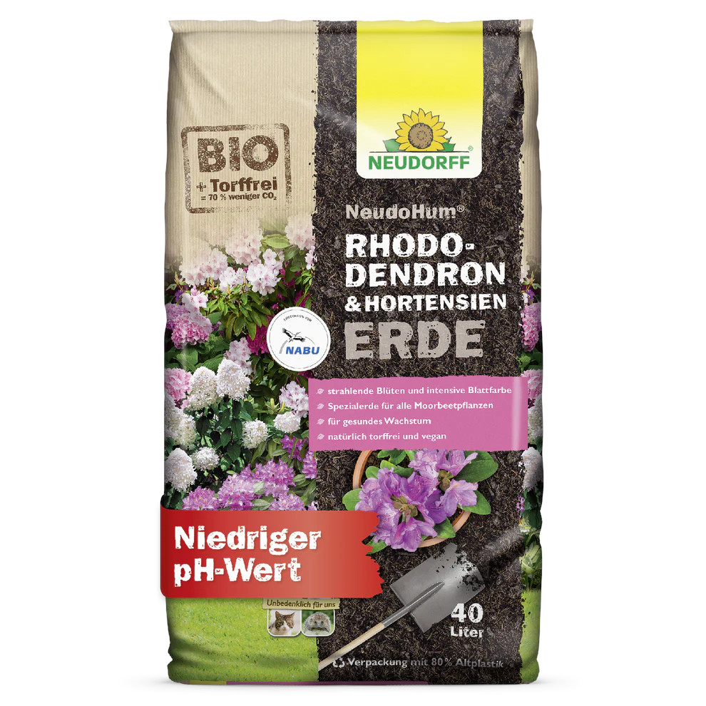 Neudorff Neudo­Hum Rhododendron & Hortensien Erde 40 Ltr.
