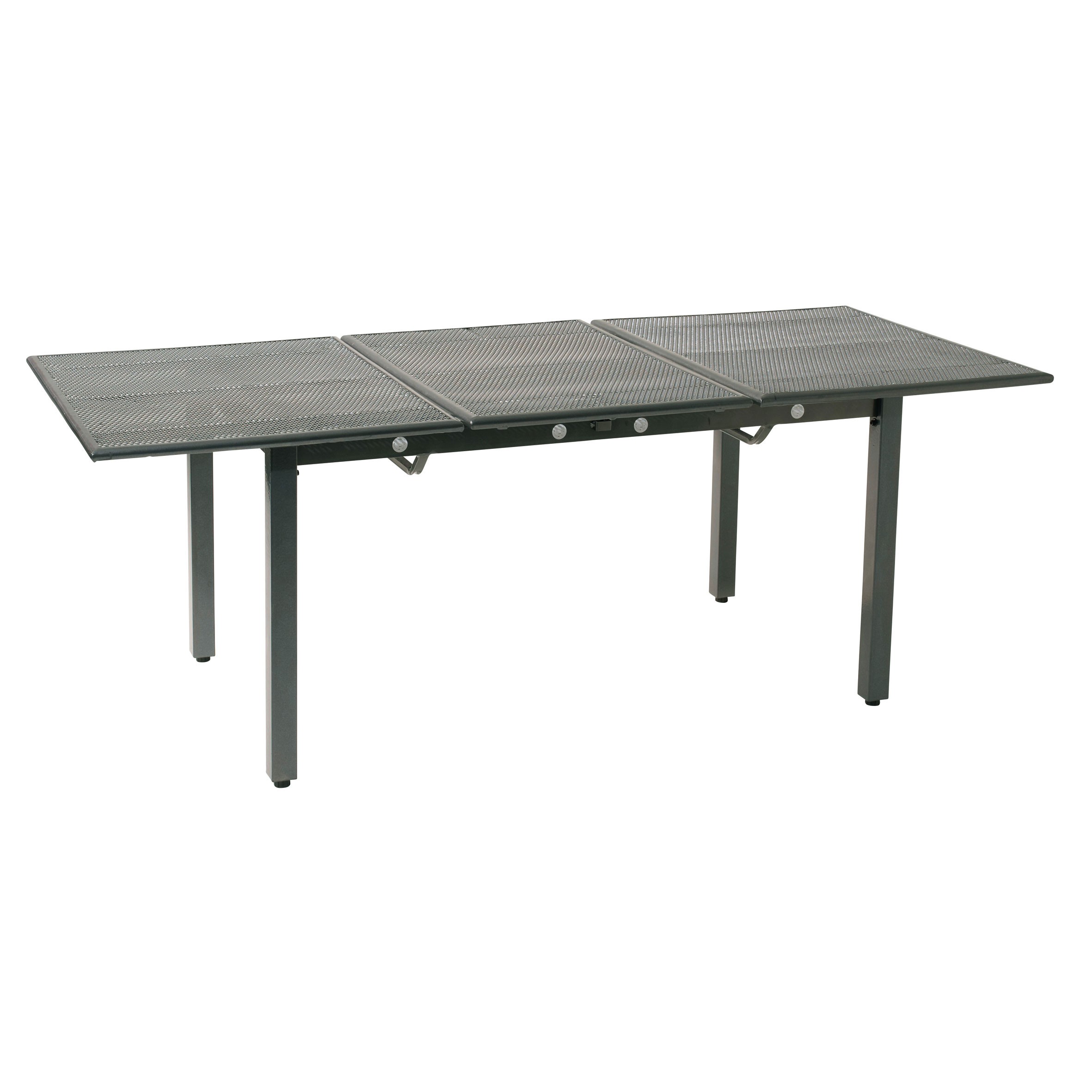 Gartentisch Toulouse 140/200x90x72cm Streckmetall ausziehbar eisengrau