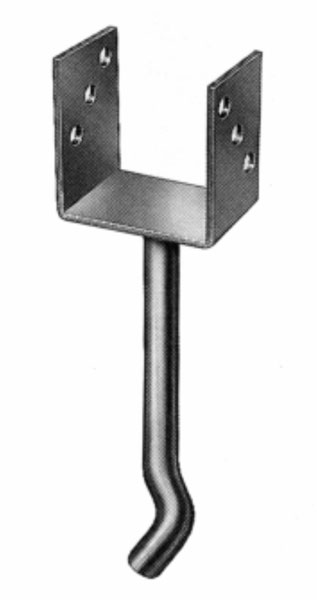 Pfostenträger U-Form "W" 91 mm