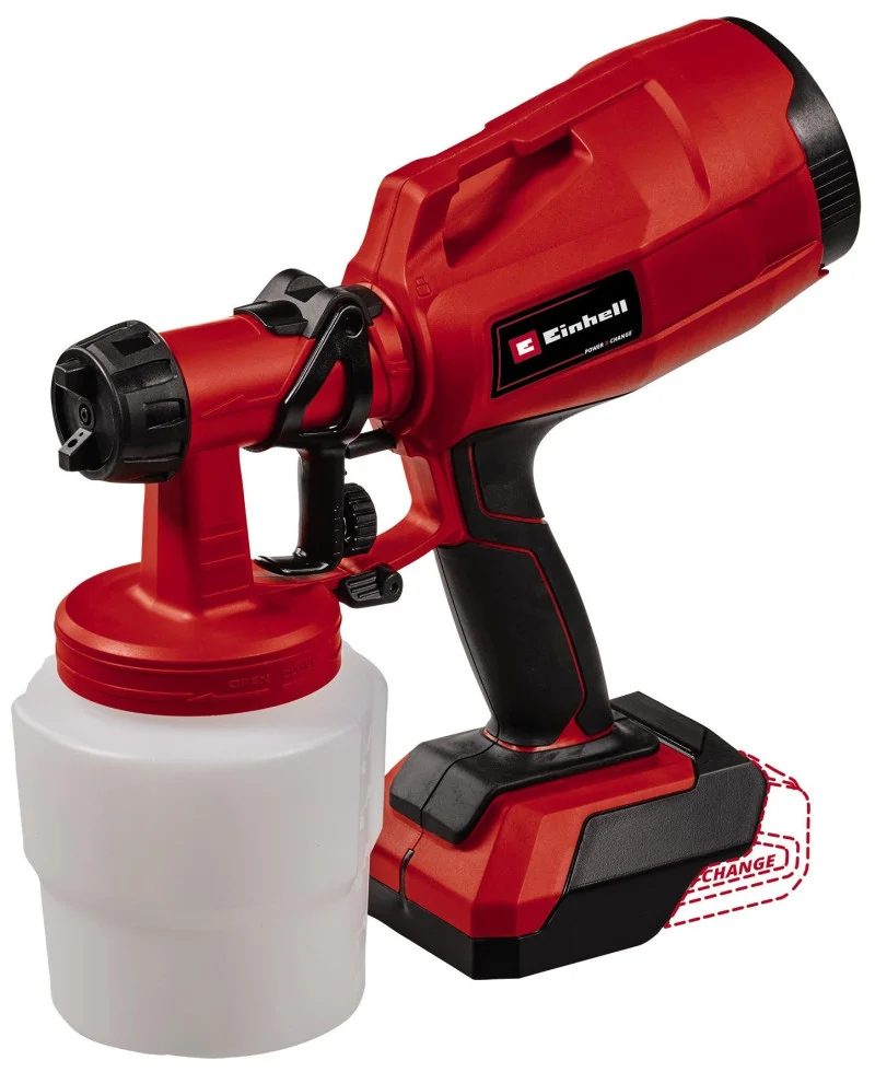 Einhell Akku-Farbsprühsystem TC-SY 18/60 Li Solo 18 V