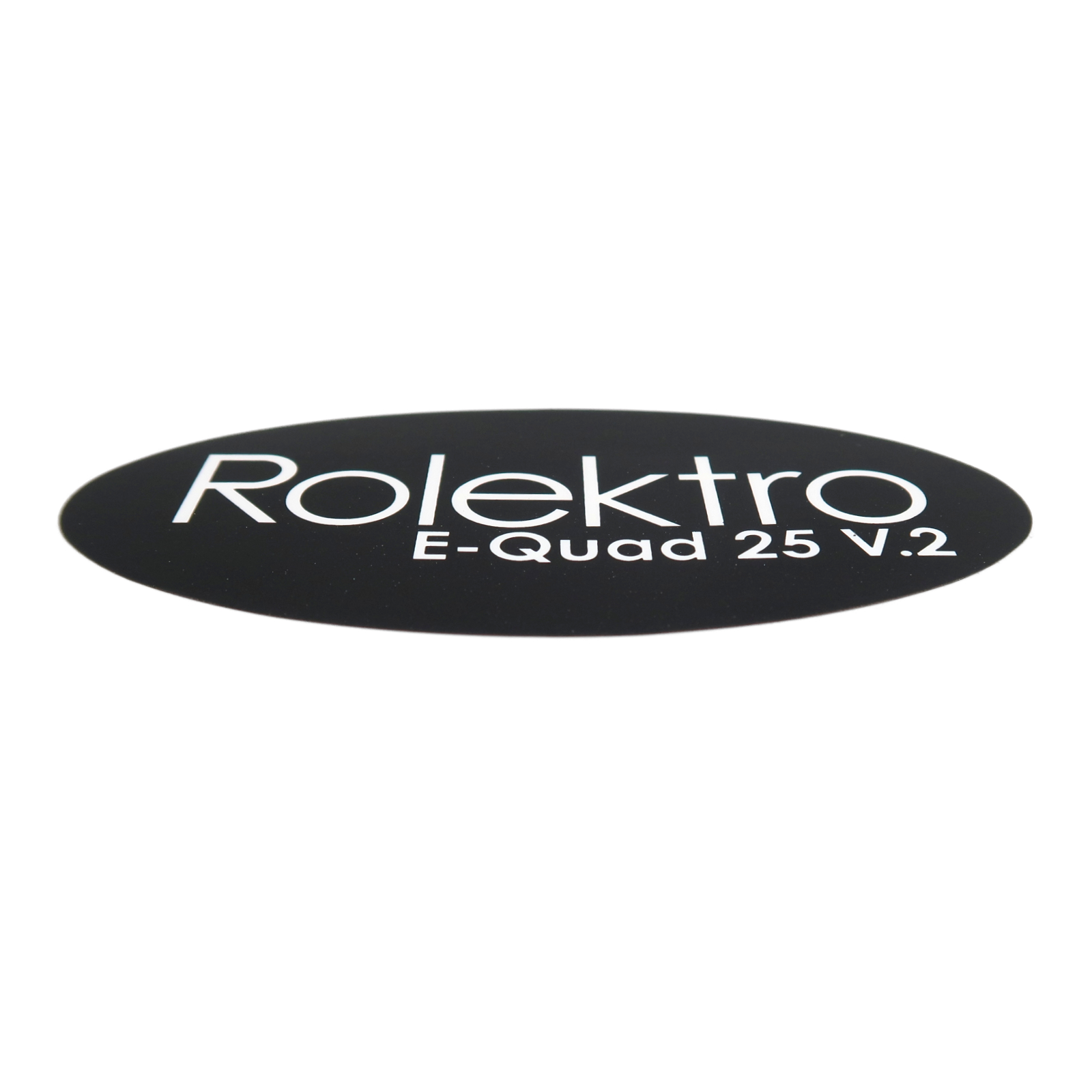 Rolektro Aufkleber, Frontschürze "Rolektro E-Quad 25 V.2 für Quad