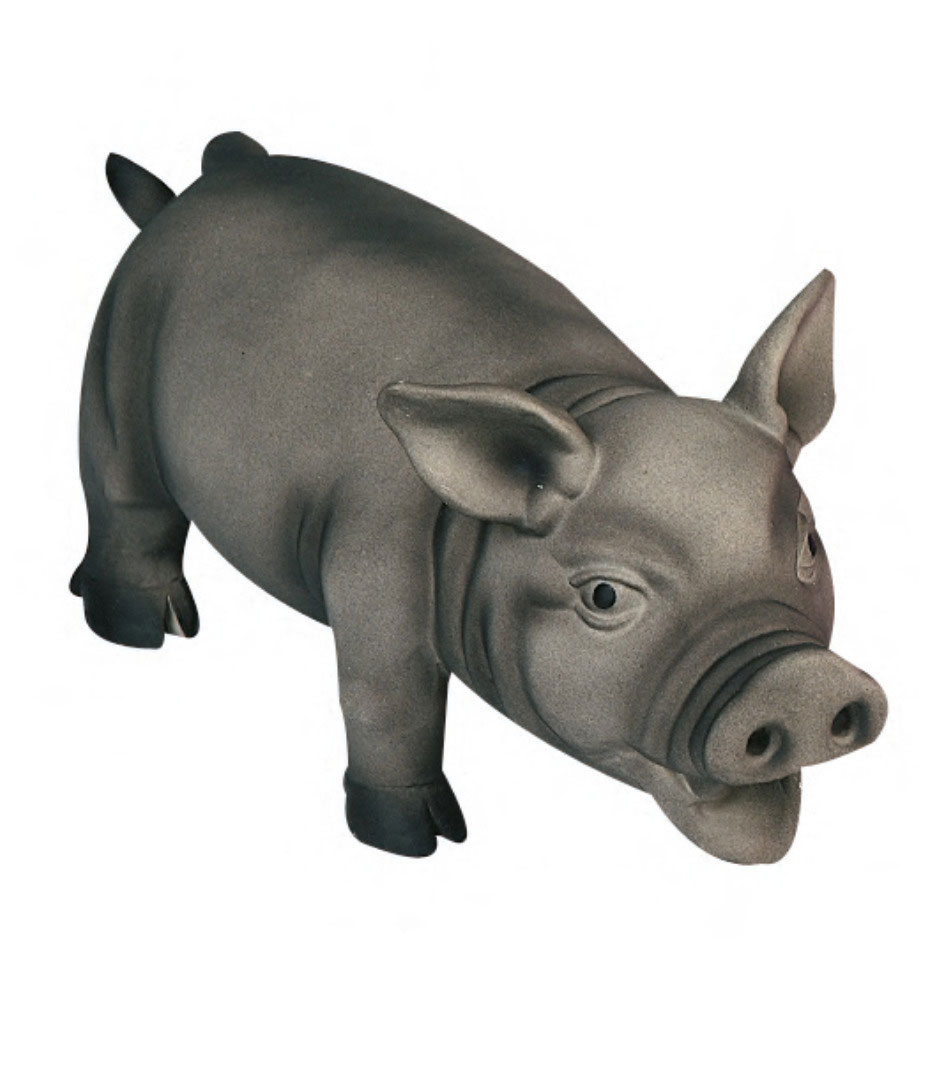 Hundespielzeug Latexschwein Karlie 22cm schwarz