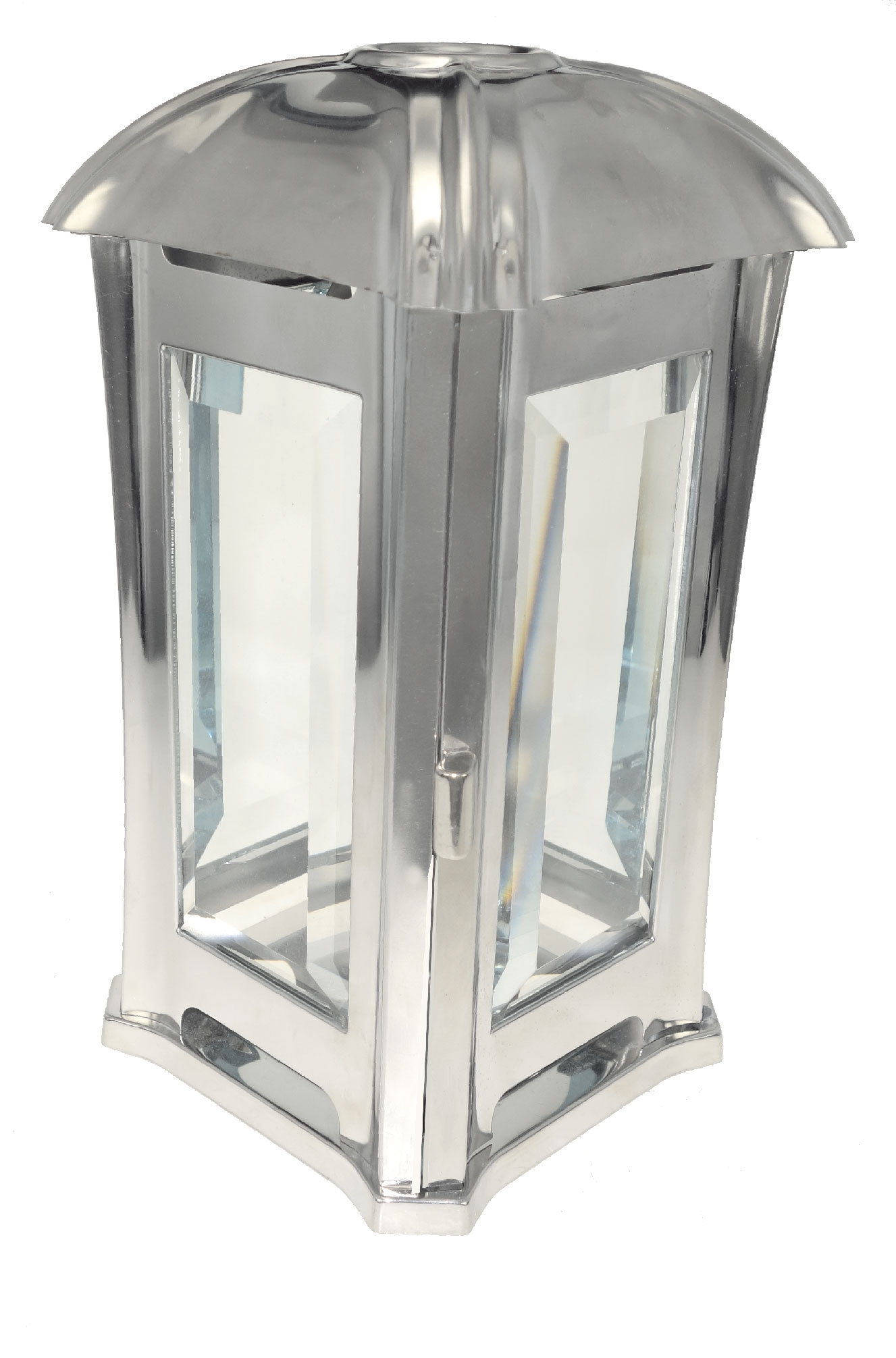 Grableuchte / Grablaterne Edelstahl Glanz 24cm #28450