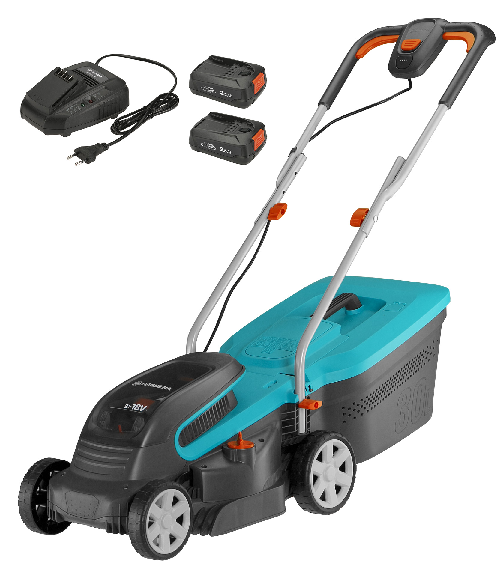 Akku-Rasenmäher PowerMax 32/36V P4A Ready-To-Use Set