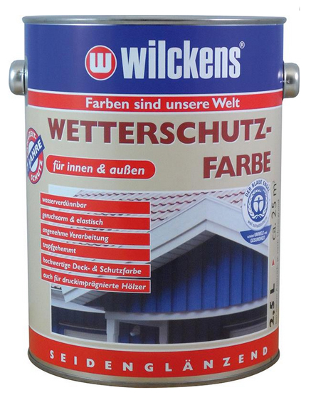 Wilckens® Wetterschutzfarbe schokobraun seidenglänzend 2,5L