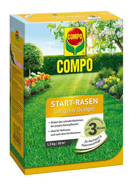 Compo Start-Rasen Langzeit-Dünger 1,5kg