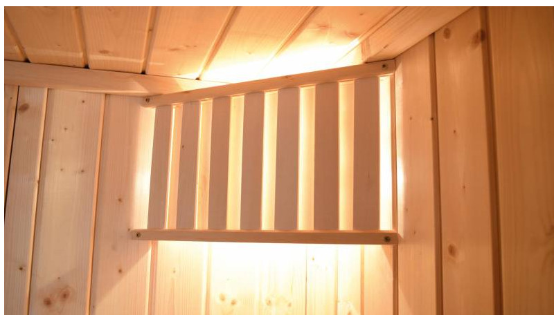 Weka Massivholz Element Sauna LAUKKALA 3,6 kW OS Gr. 1