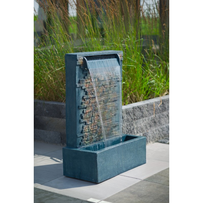 Ubbink Gartenbrunnen Wasserfall Filaga mit LEDs
