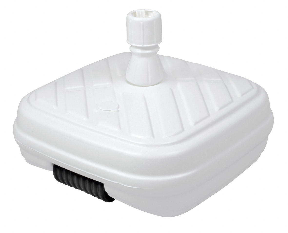 Sonnenschirmständer Doppler PE-Design-Füllsockel 50 kg Ø 33-48 mm weiß