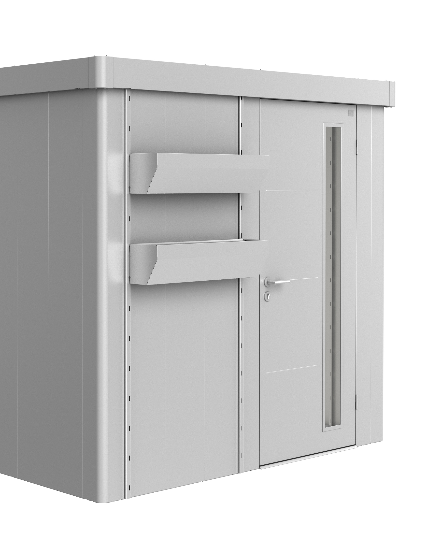 Biohort FloraBoard für Gerätehaus Neo silber