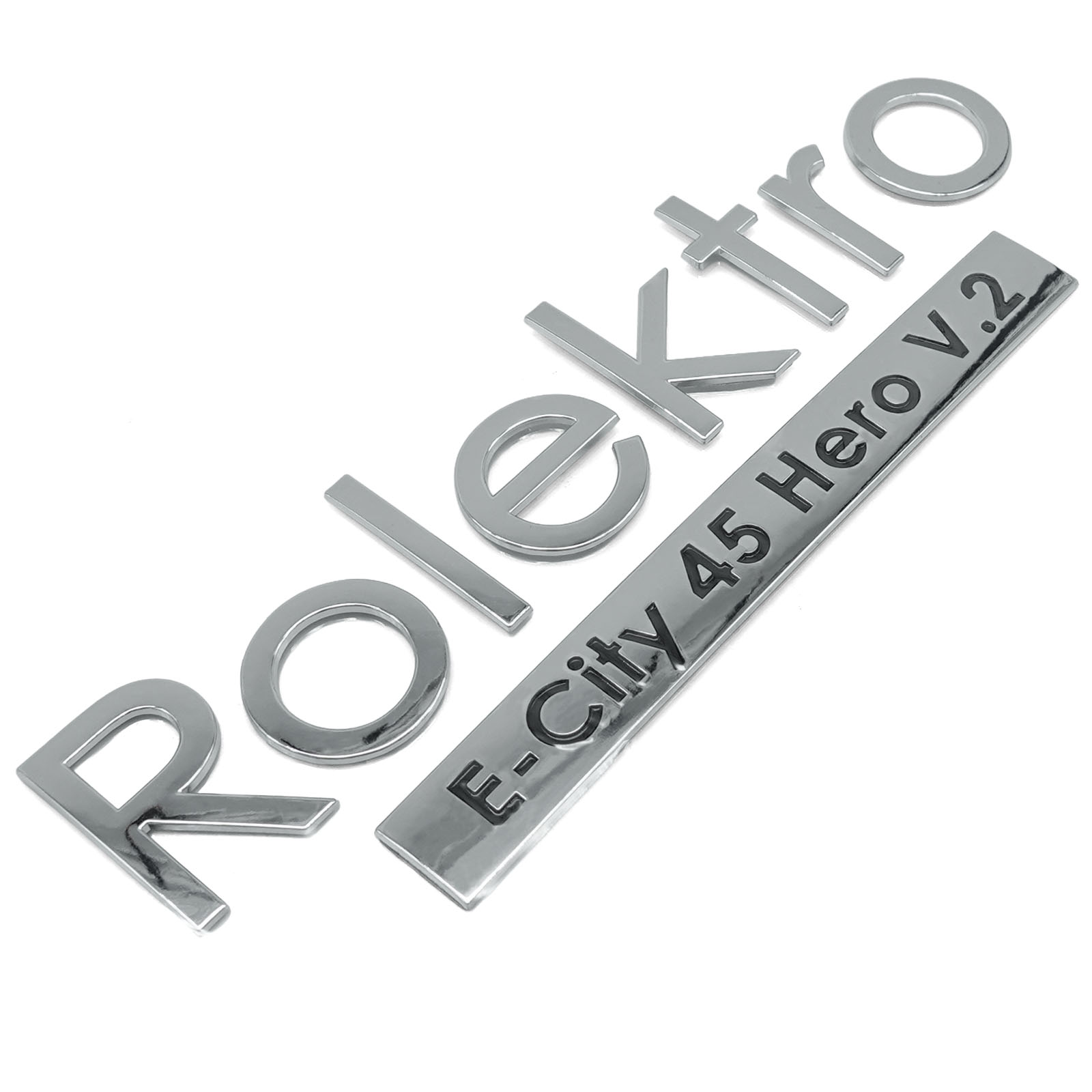 Rolektro Aufkleber Rolektro, Rolektro Logo, Verkleidung Seite für Hero