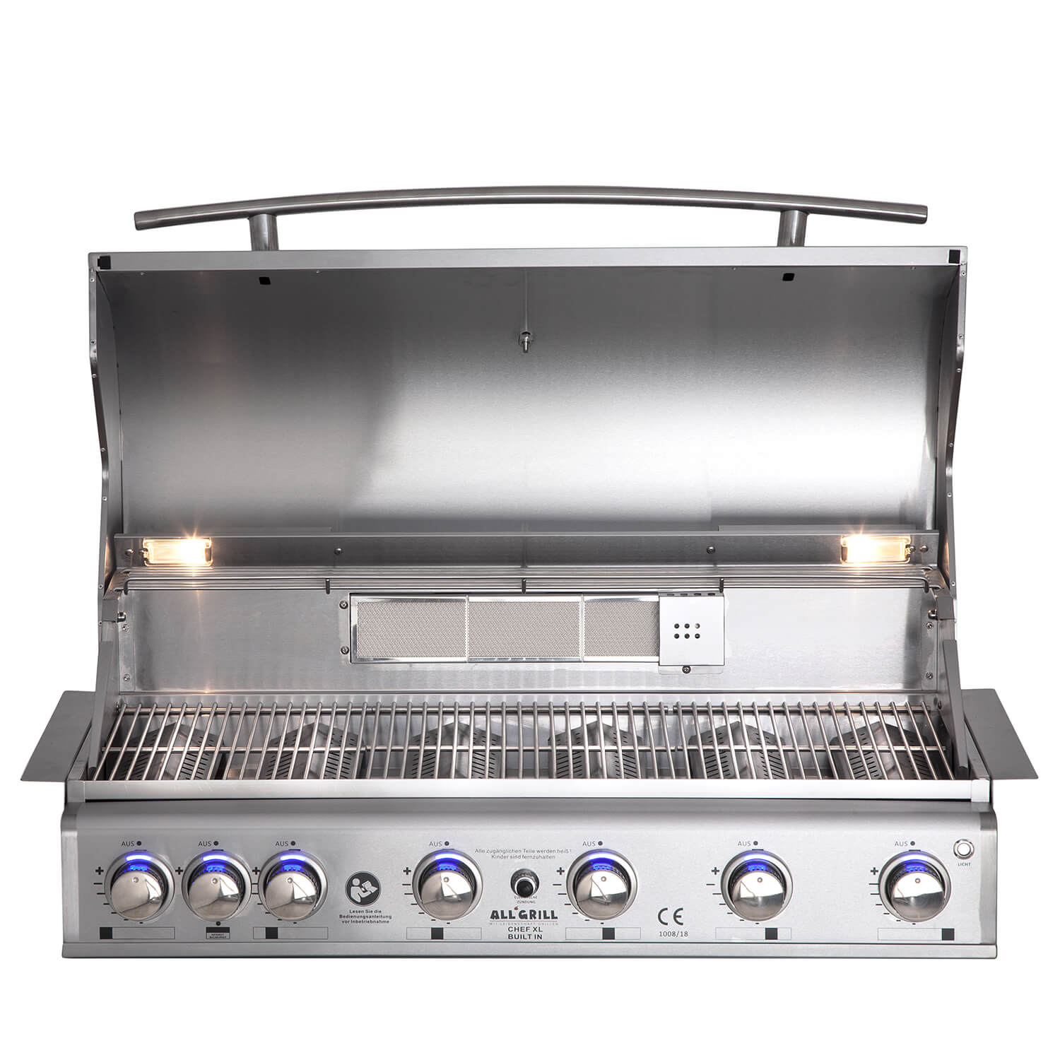 All'Grill® Gasgrill TOP-LINE CHEF XL BUILT-IN mit Air System 6-flammig