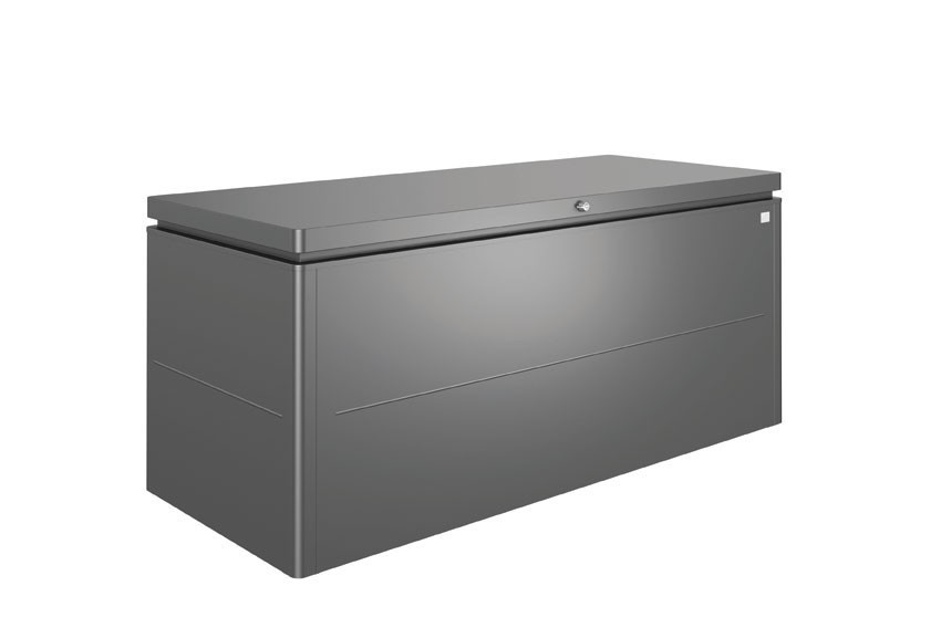Gartenbox Biohort Loungebox Gr. 200 dunkelgrau-metallic 200x84x88,5cm