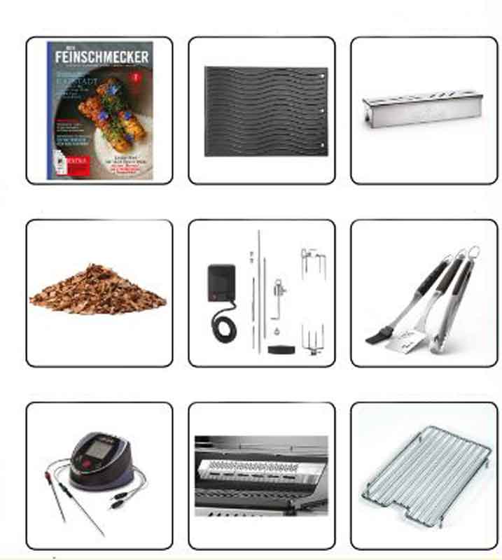 Napoleon RSE 525 Feinschmecker Paket / Zubehör Geschenkset 2020