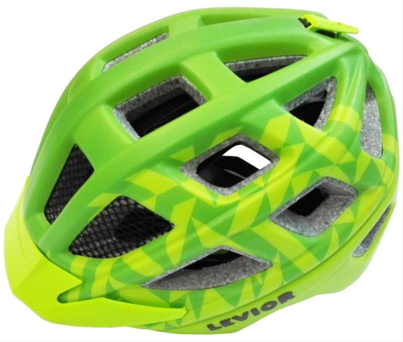 Jugendfahrradhelm Levior Kailu Gr. 53-59cm grün