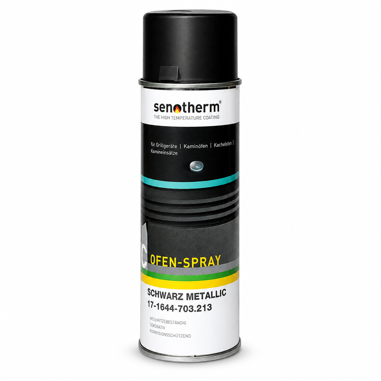 Senotherm Ofenspray schwarz metallic 400 ml hitzebeständig