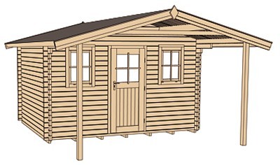 weka Weekendhaus 138 A Gr.2, 45 mm, V200, ET, 2 EF