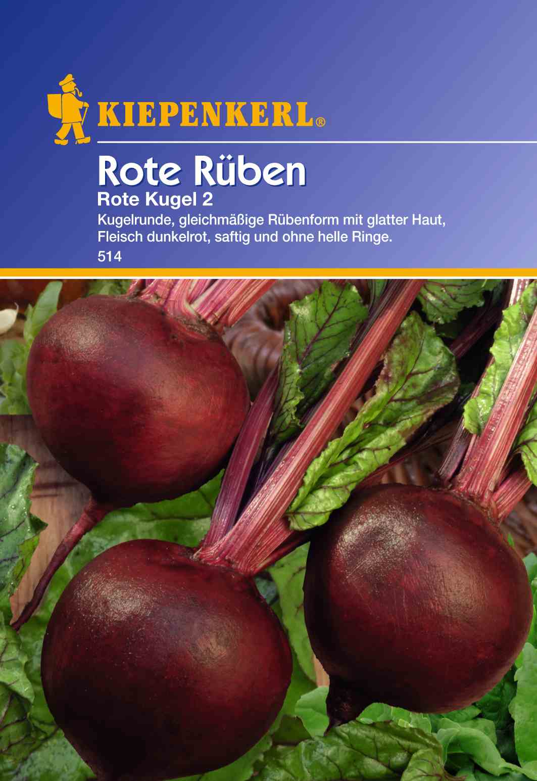 Saatgut Rote Beete Rote Kugel 2