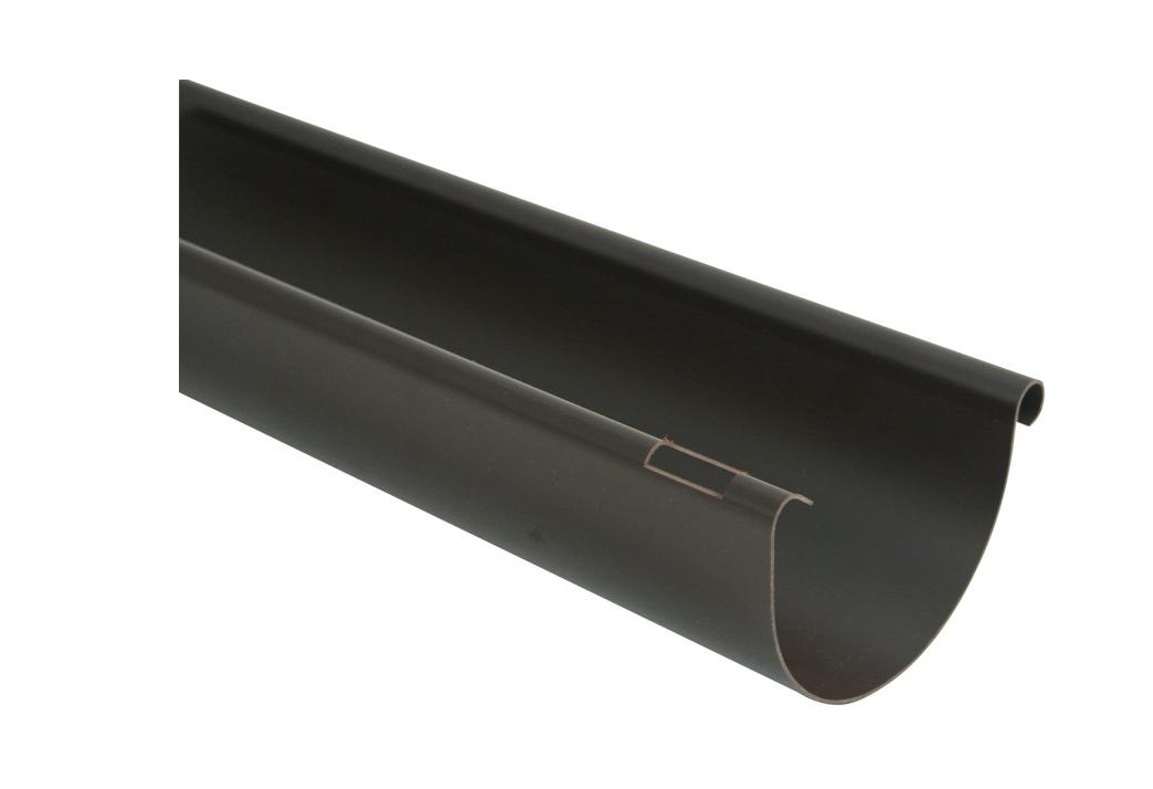 Marley Dachrinne NW 100 mm 3 m halbrund braun