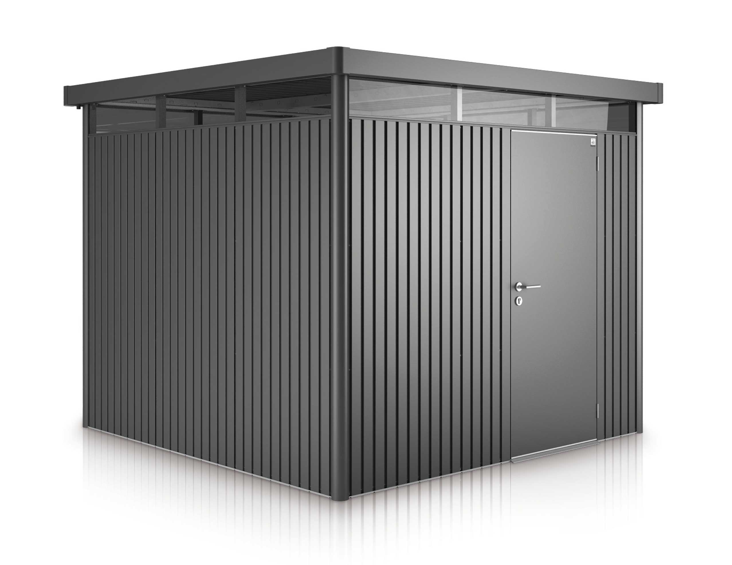 Gerätehaus Biohort HighLine H4 dunkelgrau-metallic 275x275cm