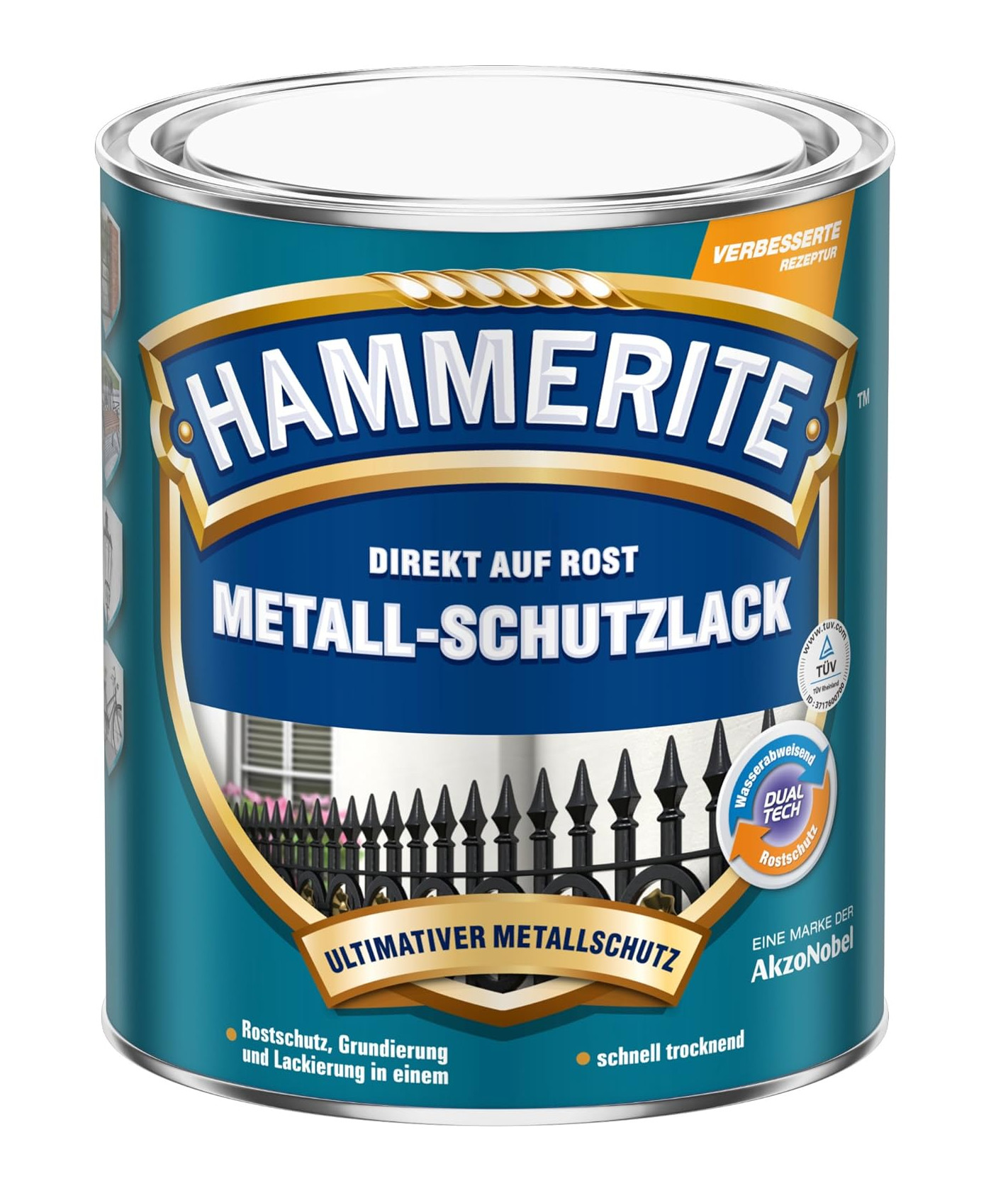Hammerite® Metall Schutzlack weiß matt 750ml