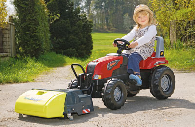Kehrmaschine für Tretfahrzeug rolly Trac Sweeper - Rolly Toys