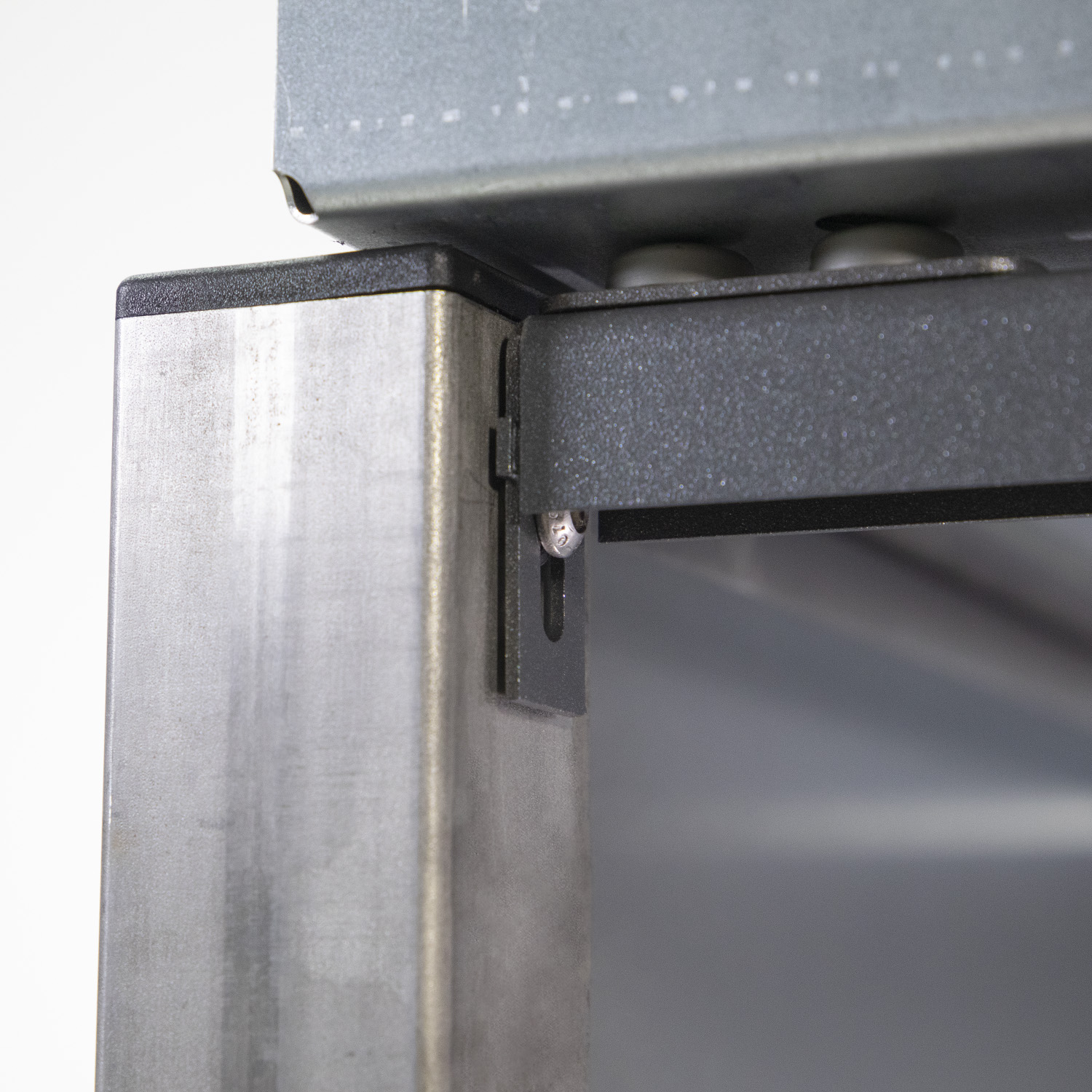 Mülltonnenbox Metall für 3 Mülltonnen mit Klappdeckel anthrazit