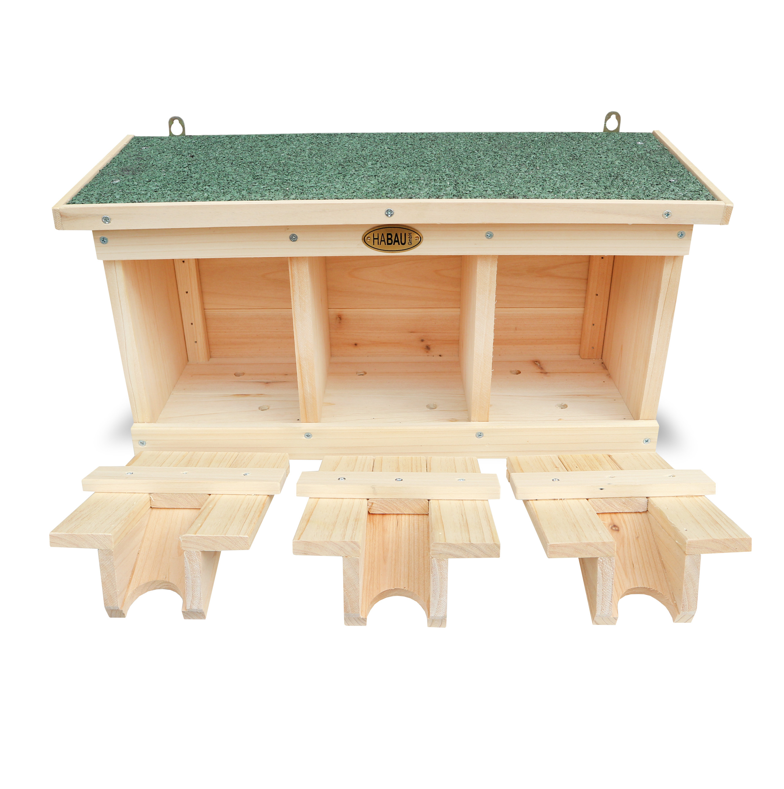 HABAU Spatzenhaus mit 3 Brutkammern 4505x17x23cm