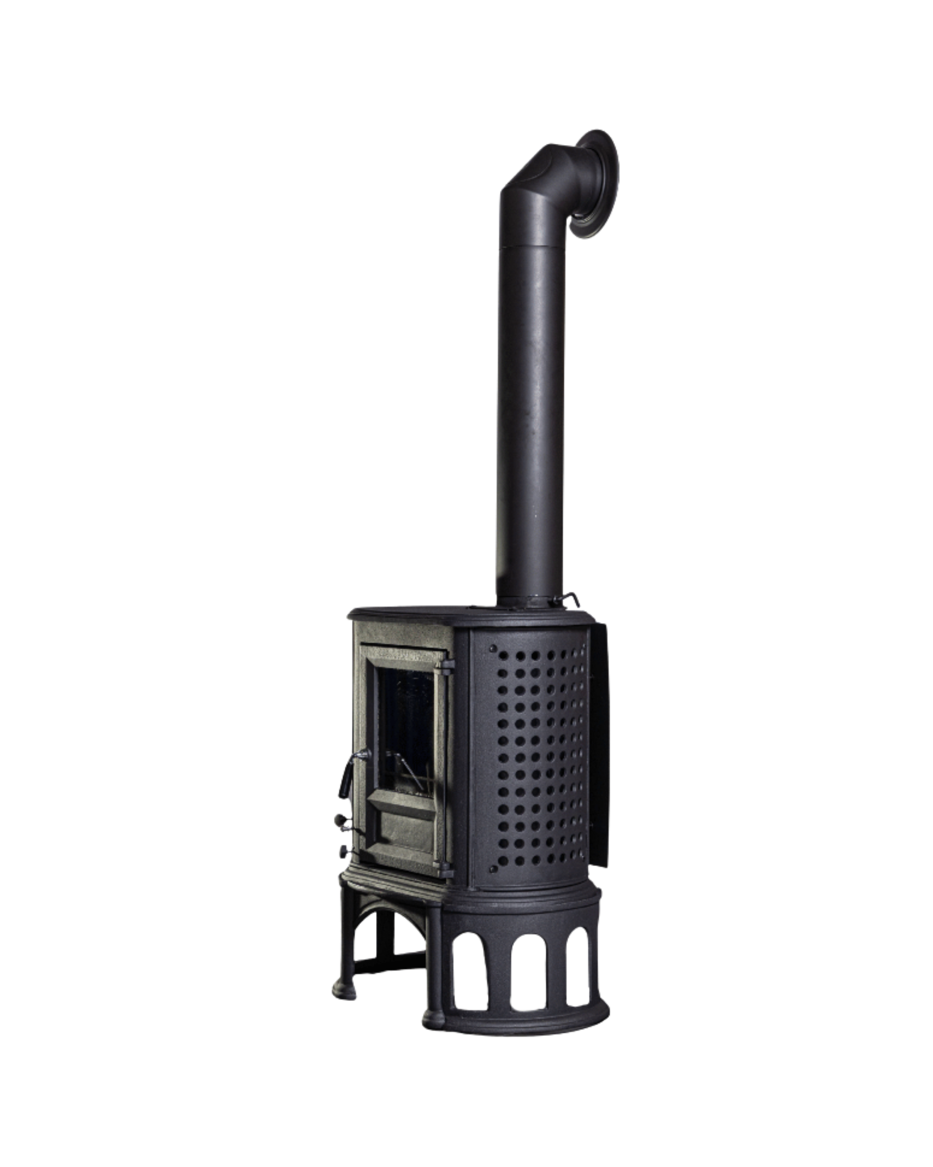 Kaminofen Globe-fire Herculina S raumluftunabhängig Guss schwarz 6,1kW