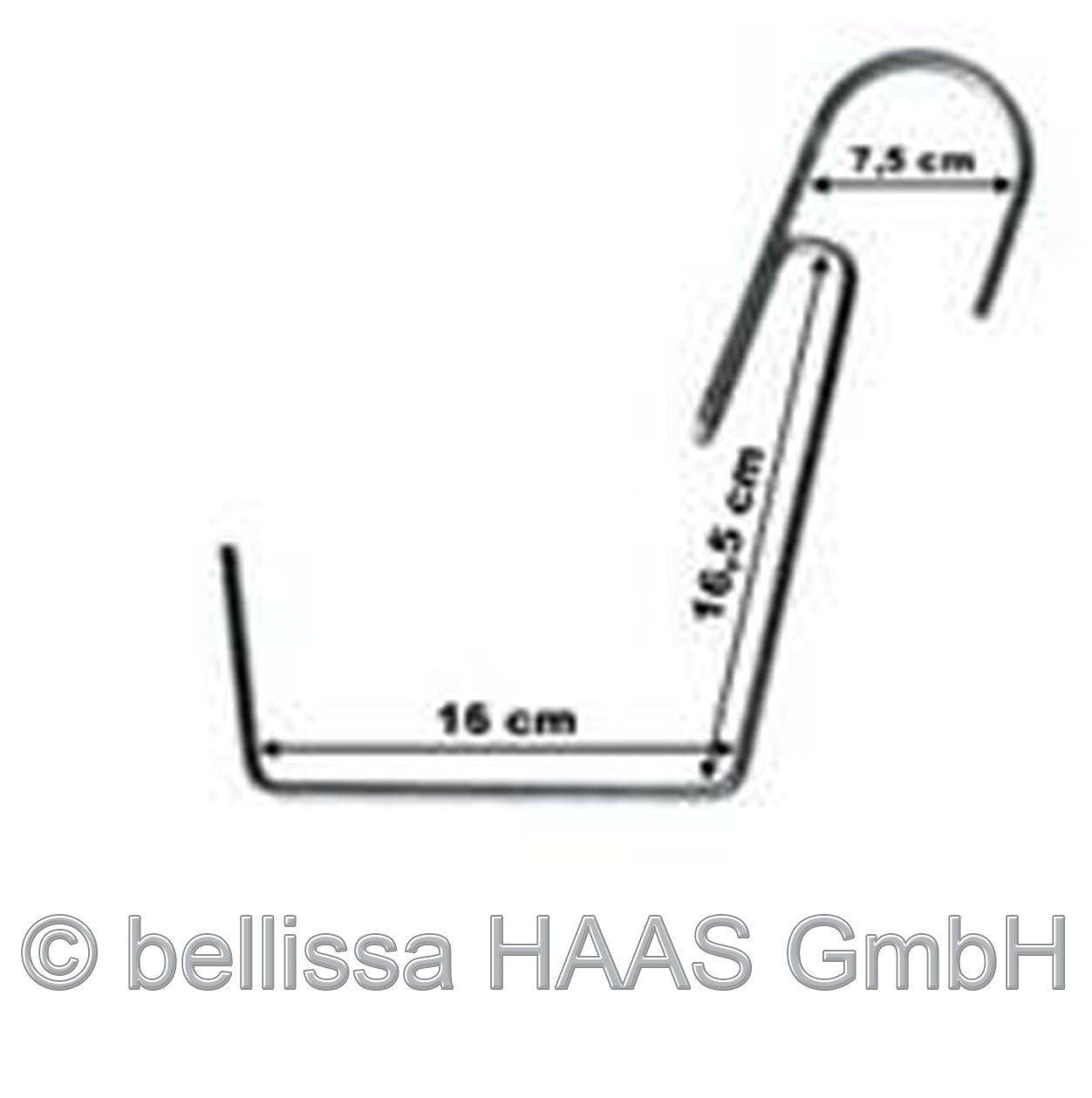 Blumenkastenhalter groß verzinkt bis 30kg bellissa B15,5cm 1Stück