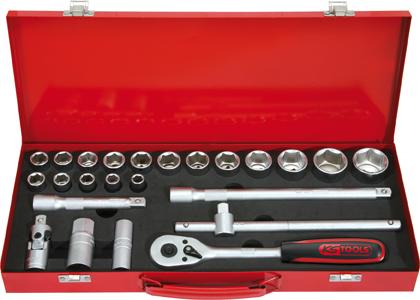 Steckschl.Garnitur 1/2" 24-tlg. KS
