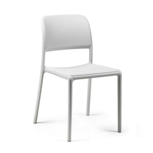 Nardi Gartenstuhl / Stapelstuhl Riva Bistro Kunststoff bianco