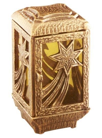 Grableuchte / Grablaterne 21 cm Stern