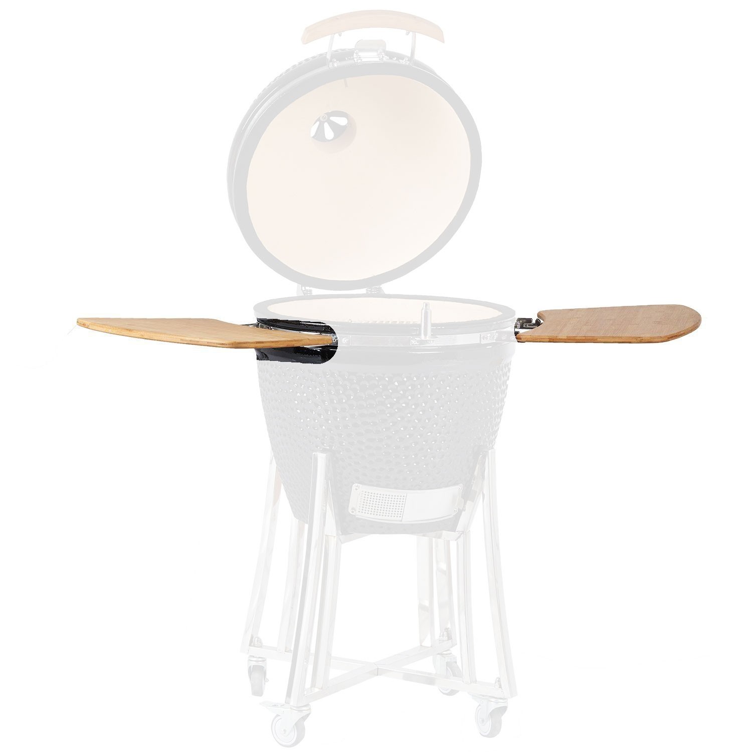 Tablett-Set mit Halter f. Kamado-Kitchen Keramikgrill 21,8" Ersatzteil