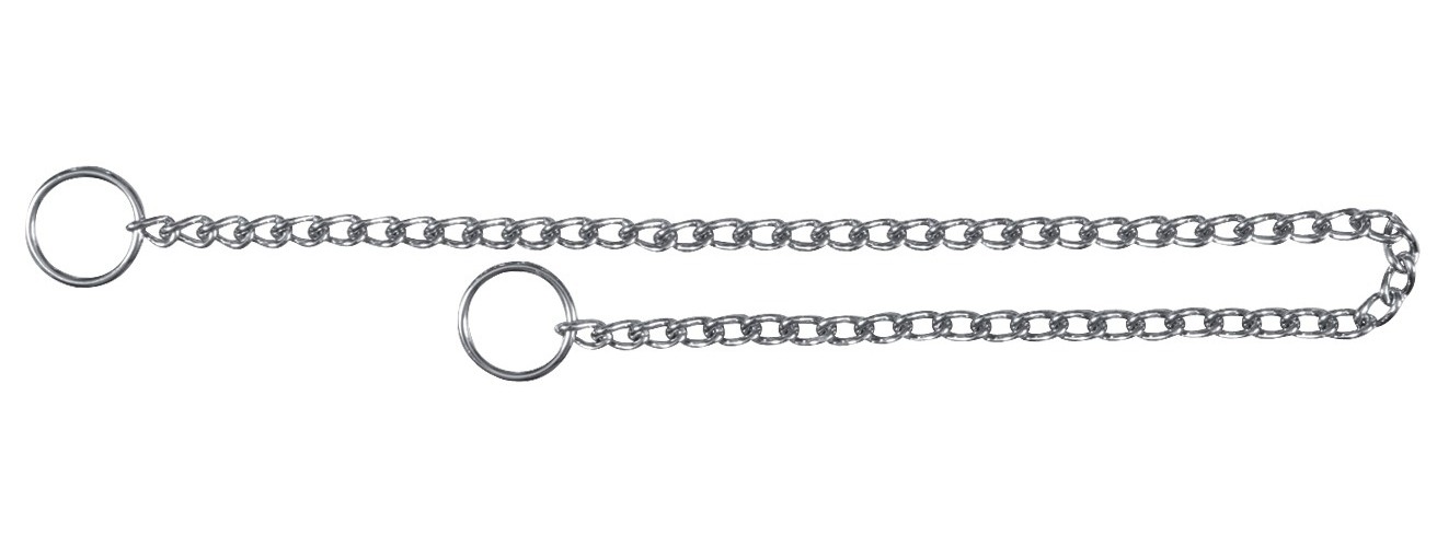 Kettenhalsband / Kettenwürger Trixie verchromt 60 cm / 4 mm