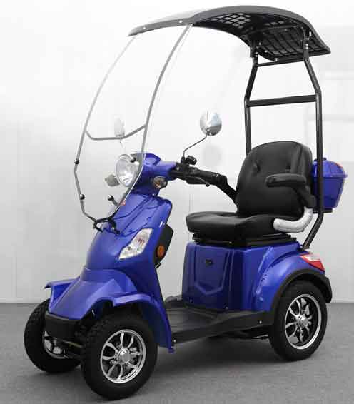 E Mobil Seniorenroller 25Km h Vitale 41-RS Lithium Akku rot