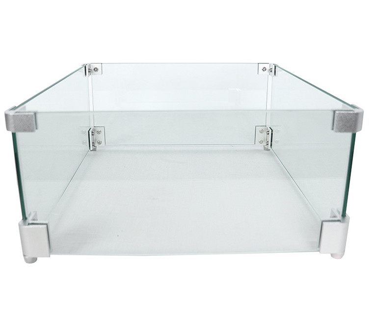 Clifton Glasaufsatz Table Compact Square Sicherheitsglas niedrig