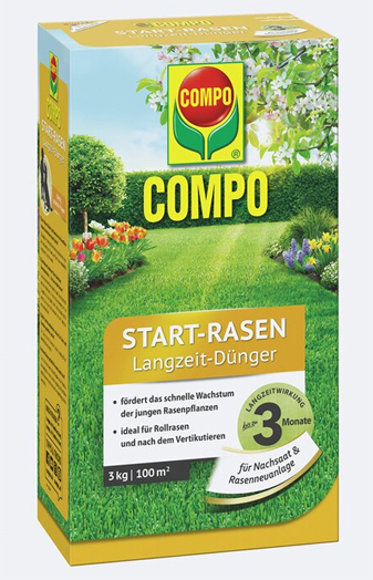 COMPO Start Rasen Langzeit Dünger 3kg